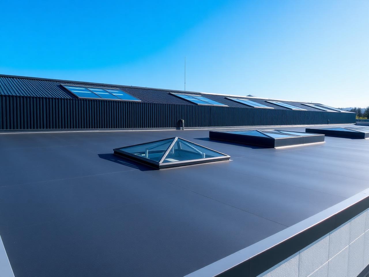 Cubierta Comercial — Obras Realizadas, Coberturas Planas